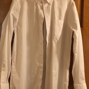 Chaps White Button Down Shirt Professional Style